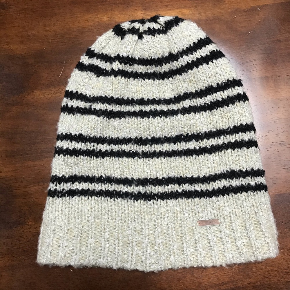 Free People Slouchy Knit Striped Beanie